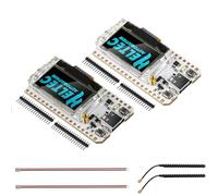 Diymore 2 pièces SX1262 Lora V3 pour ESP32 LX7 Dual-Core 2,4 cm Bluetooth OLED Bleu, kit Wi-FI de Type C 32 modules CP2012 IOT Carte de développement 868 MHZ-915 MHz