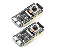 diymore 2PCS pour carte de développement ESP32 CAM, pour ESP32-S3-WROOM CAM WiFi/Bluetooth, pour ESP32-S3-N16R8 DC 5V Double cœur, module de carte TF de caméra 2640