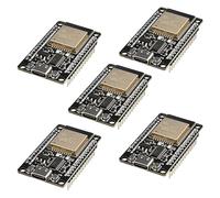 Diymore 5PCS Carte de Développement ESP32 NodeMCU USB C 2.4 GHz WLAN WiFi Bluetooth Dual Core Microcontrôleur pour Arduino, Puce CP2102, AP/STA/AP+STA (30 PIN)