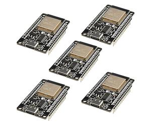 Diymore 5PCS Carte de Développement ESP32 NodeMCU USB C 2.4 GHz WLAN WiFi Bluetooth Dual Core Microcontrôleur pour Arduino, Puce CP2102, AP/STA/AP+STA (30 PIN)