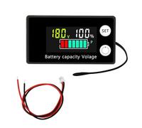 diymore compteurs de batterie 12V 24V 36V 48V 60V 72V 84V, indicateur de batterie DC 8-100V, moniteur de capacité de batterie avec alarme de température pour voitures, bateaux, camping-cars