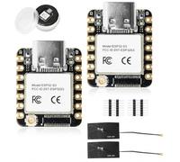 diymore ESP32-S3 Lot de 2 cartes de développement 8 Mo Flash + 8 Mo PSRAM, WiFi 2,4 GHz et BLE 5.0, ESP32-S3 Dual-Core 240 MHz, USB-C, fonction de charge de batterie, ultra-faible puissance 14 μA pour