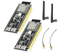diymore Lot de 2 modules pour ESP32-S3 DevKitC-1 N16R8, pour carte de développement ESP32 S3 1-N16R8 avec WiFi, Bluetooth 5.0, antenne connectable USB C avec antenne