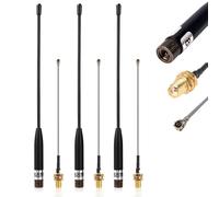 Diymore Lot de 3 antennes à gain 10dBi pour Meshtastic LoRa 868 MHz, antenne à fouet souple omnidirectionnelle SMA + câble femelle SMA
