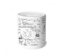 DIYthinker calcul Chimie Organique expérience Tirelire en céramique banques d'épargne-Monnaie Enfants Adultes 3,5 Pouces de Hauteur, 3,1 Pouces de diamètre Multicolore