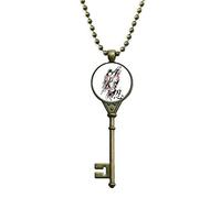 DIYthinker Collier avec pendentif en forme d'épée de samouraï de la culture japonaise et plateau orné d'une chaîne