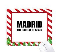 DIYthinker Madrid Tapis de Souris en Caoutchouc Motif la Capitale de l'Espagne
