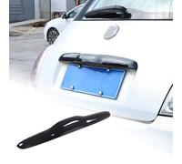 DIYUCAR Bande décorative en ABS pour poignée de coffre arrière de voiture compatible avec Fiat 500 2010-2023 (noir brillant)