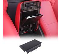 DIYUCAR Boîte de rangement cachée pour accoudoir de voiture compatible avec Jaguar F-TYPE 2013-2024, accessoires de console centrale, compartiment secret, organiseur caché, plateau d'insertion