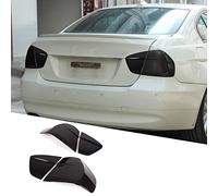 DIYUCAR Capots de Feux Arrière Fumé Noir en ABS pour Voiture, Décoration, Couvercle, Garniture, Protège-feux Arrière pour BMW Série 3 E90 E91 E92 2005-2008 Accessoires DIYUCAR Capots de Feux Arrière