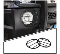 DIYUCAR Coque de protection pour phare antibrouillard avant en acier inoxydable pour Hummer H3 2005-2009