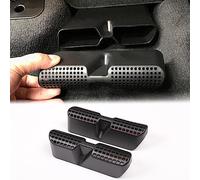 DIYUCAR Garniture de sortie d'air noire sous le siège pour X3 F25 X4 F26 2011-2017 Conduite à gauche Accessoires pour conduite à gauche