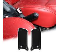 DIYUCAR Housse de protection pour frein à main de voiture compatible avec Fiat 500 2007-2025, ABS - Accessoires décoratifs (noir)