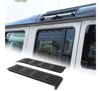DIYUCAR Persiennes de ventilation pour fenêtre latérale arrière de voiture Compatible avec Ineos Grenadier 2020-2024 Accessoires, panneau de décoration extérieur en alliage d'aluminium, 2 pièces