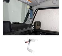 DIYUCAR Support de téléphone de voiture compatible avec Ineos Grenadier 2020-2024 avec poignée de prise en forme de pilier de voiture avec support de téléphone portable réglable anti-secousses (argent