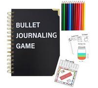 Diyxisk Agenda 2026 Semainier Budget Planner Bullet Journal Spirale 21x28cm avec 12 Crayons Carnet Budget Planificateur Financier Défi Épargne Pour Professionne Projets Gestion Tâches