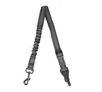 Diyxisk Ceinture Chien Voiture, Réglable Ceinture Securite Chien Voiture, Résistant, Absorption des Chocs et Fixation Isofix, Convient à Toutes Les Races (Noir)