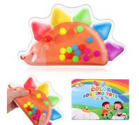 Diyxisk Jouet Sensoriel, Soulager Le Stress Jouet Sensoriel Autisme, Jouet Autiste Trier par Couleur, Modèle Hérisson Jouet Anti Stress, Convient aux Enfants âGés de 3 à 6 Ans