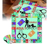 Diyxisk Monopoly Adulte Coquin et Romantique - Adultopoly Français pour Réchauffer Les Sentiments - Jeu de Société