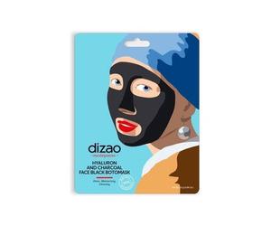 Dizao Hyaluron and Charcoal Face Black Botomask 25g