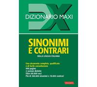 Dizionario sinonimi e contrari della lingua italiana