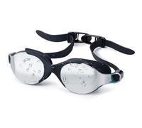 Dizokizo Lunettes de Natation Confortables,Sans Fuite, Lunettes de plongée Anti buée, Protection UV, Lunettes de Piscine pour Adulte Homme Femme