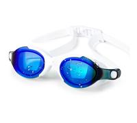 Dizokizo Lunettes de Natation Confortables,Sans Fuite, Lunettes de plongée Anti buée, Protection UV, Lunettes de Piscine pour Adulte Homme Femme