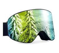 Dizokizo Lunettes de Ski Goggles Masque Snowboard Lunettes Motocross Masque pour Homme Femme Lentille Antibuée
