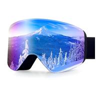 Dizokizo Lunettes de Ski Goggles Masque Snowboard Lunettes Motocross Masque pour Homme Femme Lentille Antibuée