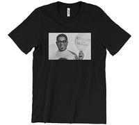 Dizzy Gillespie for President T Shirt Jazz Legend Bird and Diz Afro Con Alma Tee Black (Small)