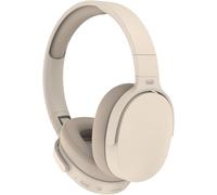 DJ 12E45 BT Casque sans Fil avec Microphone et Lecteur MP3 intégré, entrée AUX-in, avec Bandeau Pliable, Compatible avec Smartphone et PC, autonomie 5-7 Heures, Recharge en 1-2 Heures, crème