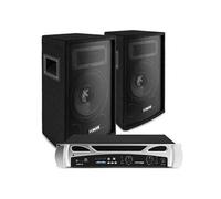 DJ 300W Système de sonorisation avec ensemble de haut-parleurs SL8 et amplificateur Bluetooth VPA300