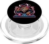 DJ Animal Écoute Musique Sauvage Création PopSockets PopGrip pour MagSafe