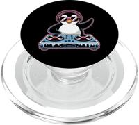 Dj Animal Manchot Avec Style Musique Mix PopSockets PopGrip pour MagSafe