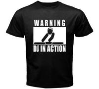 DJ Armin Van Buuren in Action Electro House Men’S Black T-Shirt Size Manches Courtes(XX-Large)