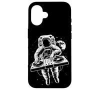 DJ Astronaute, Infini et au-delà, Musique, Design Blanc, Fun Coque pour iPhone 16