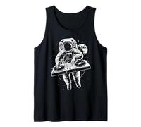 DJ Astronaute, Infini et au-delà, Musique, Design Blanc, Fun Débardeur