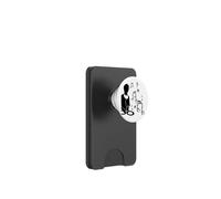 DJ avec Tourne-Disque et partitions de Musique, Drum and Bass, Techno PopSockets PopWallet pour MagSafe
