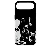 DJ avec Tourne-Disque et partitions de Musique, écouter de la Musique de fête Coque pour iPhone Air