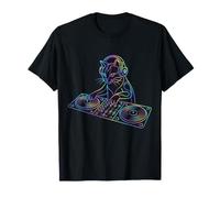 DJ Cat EDM Techno House Music Funny Cat Lover T-Shirt