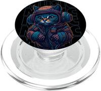 DJ Chat Fait de la Musique PopSockets PopGrip pour MagSafe