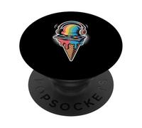 DJ Crème Glacée Écoute Musique PopSockets PopGrip Adhésif