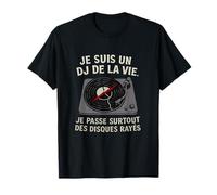 DJ de la vie - disques rayes humour vintage T-Shirt