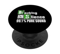 DJ drôle Breaking Silence PopSockets PopGrip Adhésif