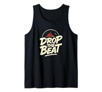 DJ Drop The Beat Graphic Cool Music Débardeur