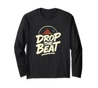 DJ Drop The Beat Graphic Cool Music Manche Longue