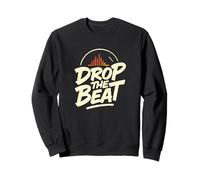 DJ Drop The Beat Graphic Cool Music Sweatshirt