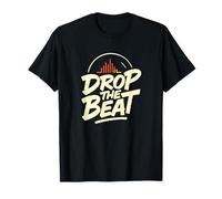DJ Drop The Beat Graphic Cool Music T-Shirt