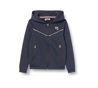 DJ DutchJeans Girls Sweatvest Blue Melee Gilet-Sweat-Shirt, 7 Ans Garçon