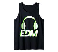 DJ EDM Headset Vaporwave Techno Rave EDM Music Party Débardeur